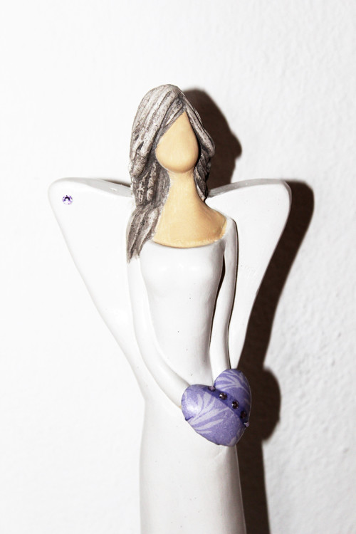 Anděl 36 cm - Levandulka — foto 4