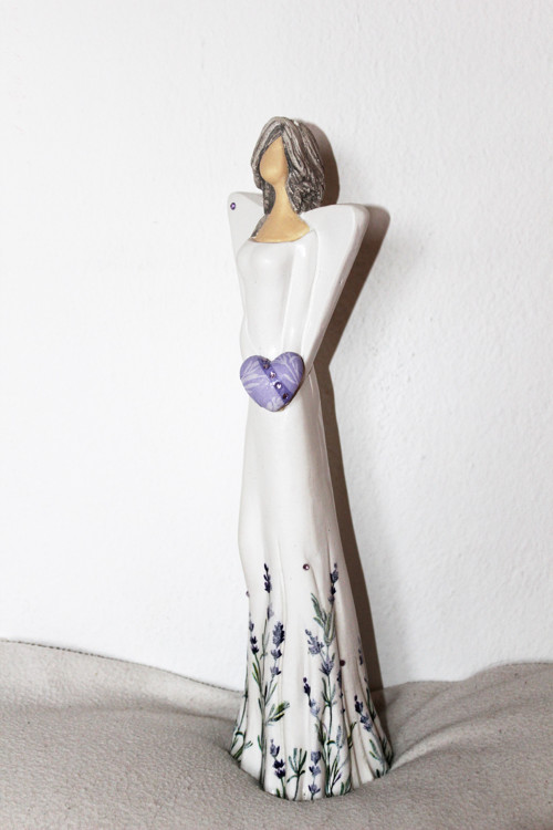 Anděl 36 cm - Levandulka — foto 5
