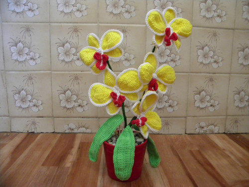 Háčkovaná orchidej — foto 2