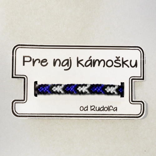 Jeden smer - pletený náramok — foto 2