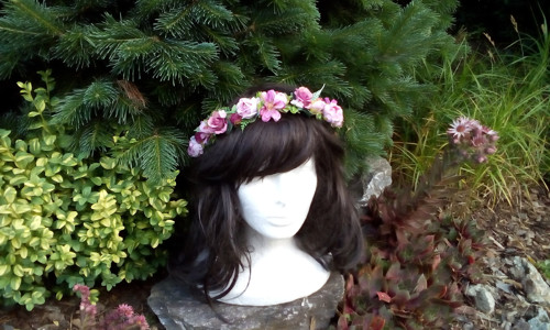 Věneček do vlasů - lila — foto 5