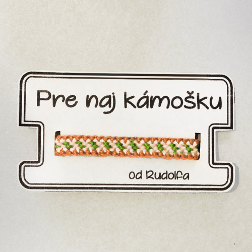 Pletený náramok Stracciatella ovocná — foto 2