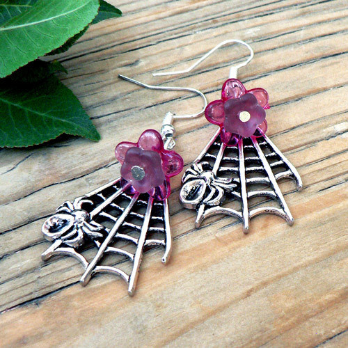 Náušnice - Pavučinka — foto 2