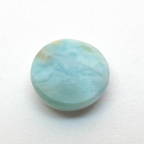 Kabošon larimar kruh 11,1mm — foto 5