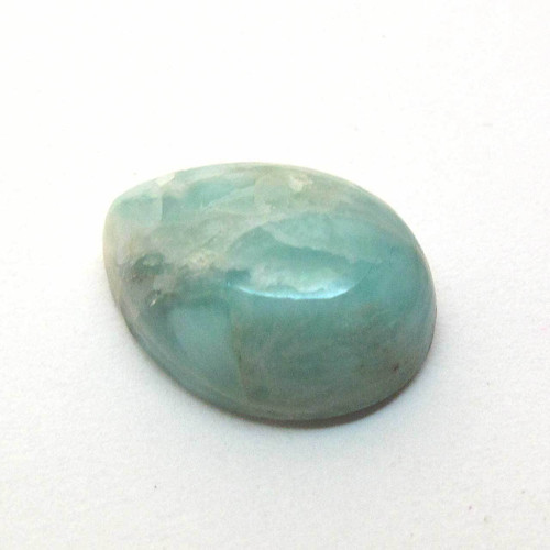 Kabošon larimar kapka 16,1mm — foto 4