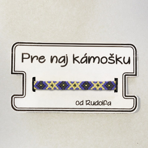 Nežný Indián - pletený náramok — foto 2
