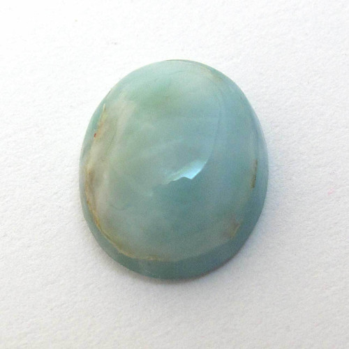 Kabošon larimar ovál 12,1mm REZERVACE — foto 2