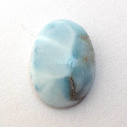 Kabošon larimar ovál 13,6mm — foto 2