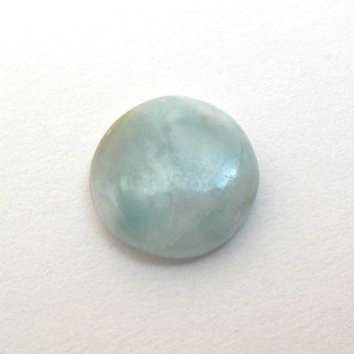 Kabošon larimar kruh 12,0mm REZERVACE — foto 2