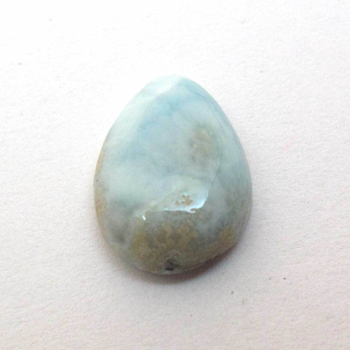 Kabošon larimar kapka 13,9mm — foto 2