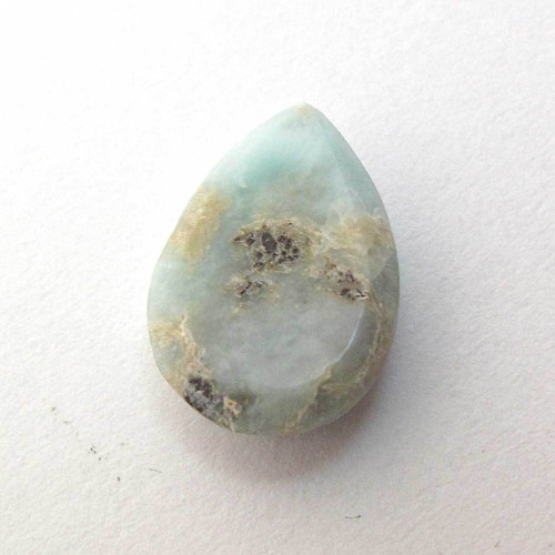 Kabošon larimar kapka 13,9mm — foto 5