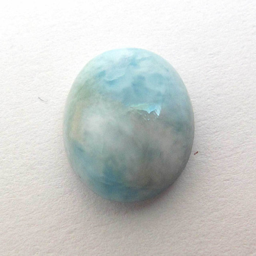 Kabošon larimar ovál 12,2mm REZERVACE — foto 2