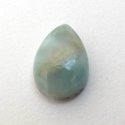 Kabošon larimar kapka 12,1mm — foto 2