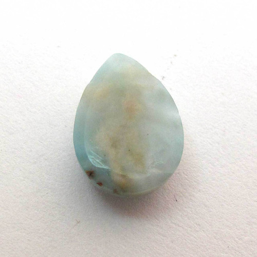Kabošon larimar kapka 12,1mm — foto 5
