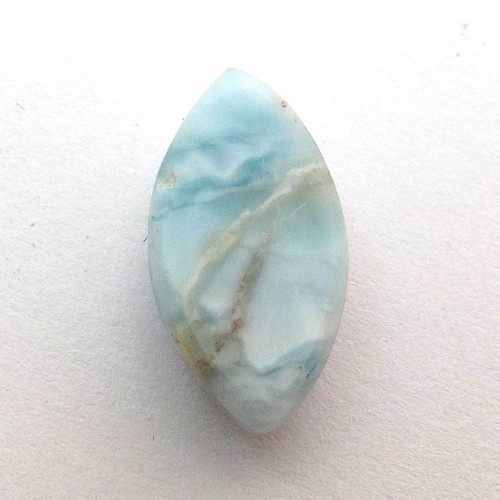 Kabošon larimar slza 16,2mm — foto 5