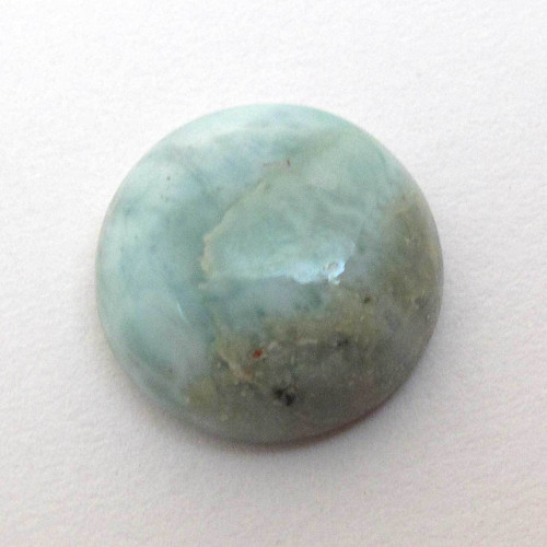 Kabošon larimar kruh 13,1mm — foto 2