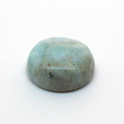 Kabošon larimar kruh 13,1mm — foto 3