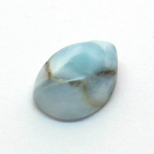 Kabošon larimar kapka 13,6mm REZERVACE — foto 3