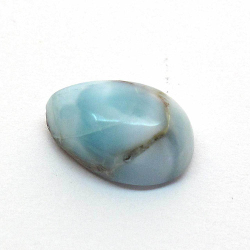Kabošon larimar kapka 13,6mm REZERVACE — foto 4