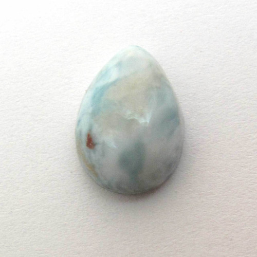 Kabošon larimar kapka 13,8mm — foto 2