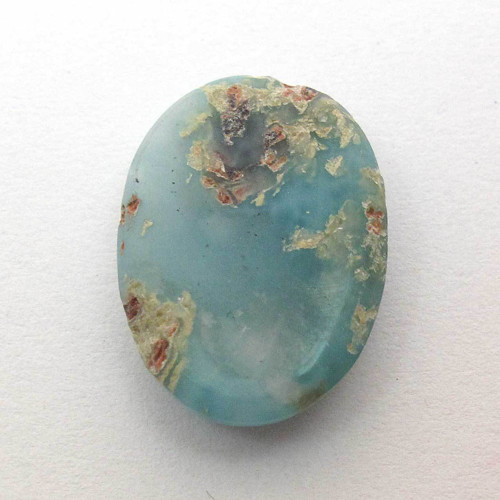 Kabošon larimar ovál 17,9mm REZERVACE — foto 5