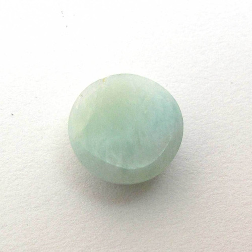Kabošon larimar kruh 10,1mm REZERVACE — foto 5