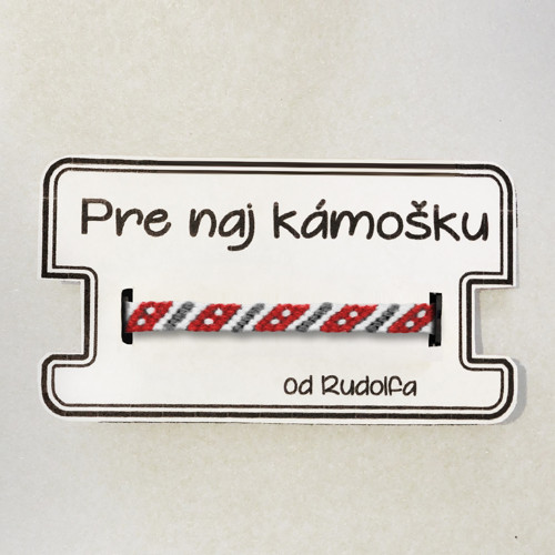 Šťastie 5 - pletený náramok — foto 2