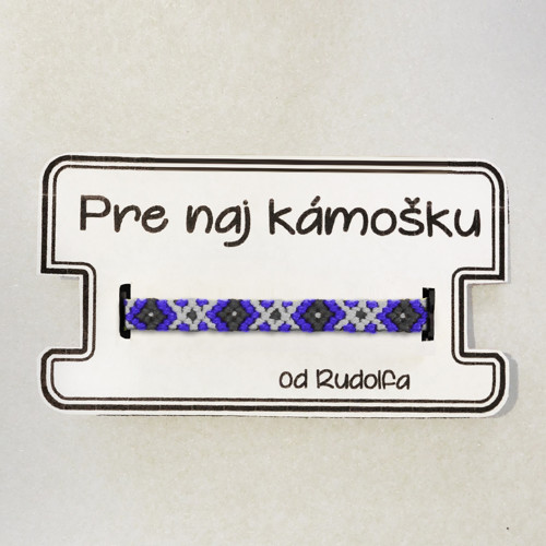 Nočný Indián - pletený náramok — foto 2