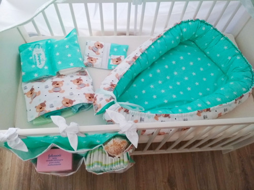 Medvídek - široký kapsář na postýlku — foto 6