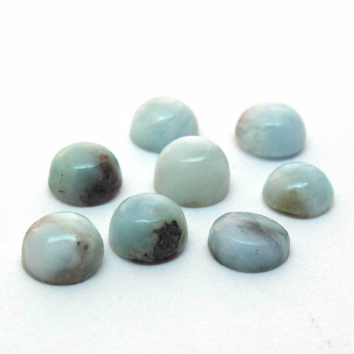 Kabošony larimar kruh 8ks 5,7-6,2mm — foto 2