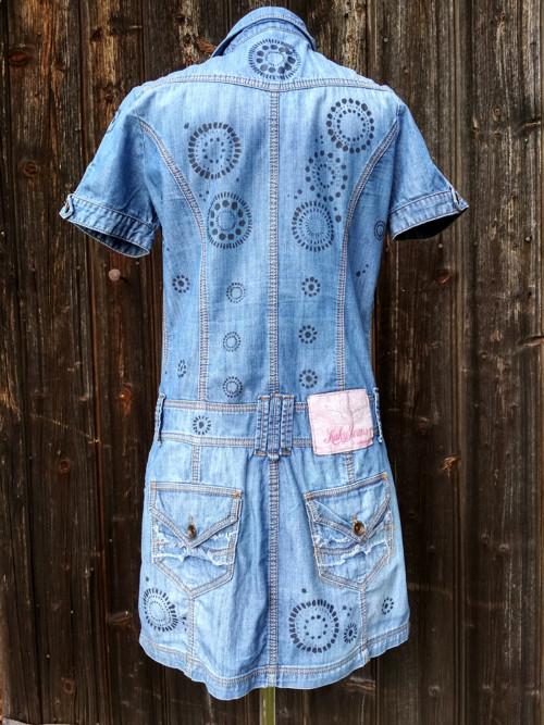 Denim šaty na zip -mandaly — foto 2