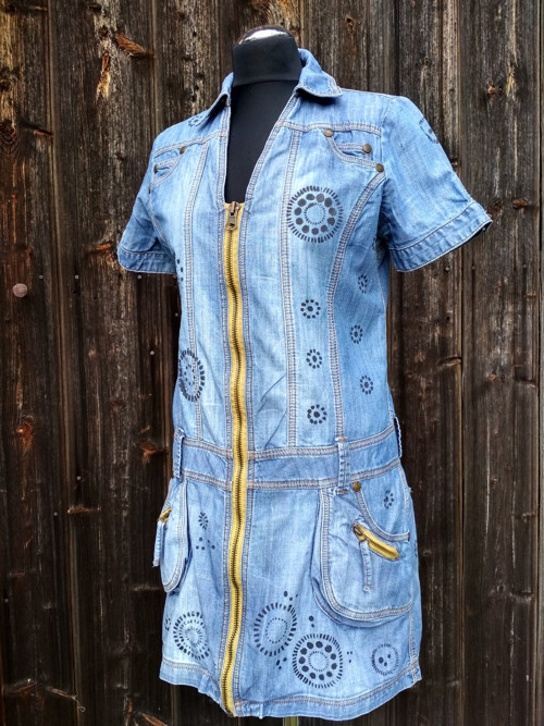Denim šaty na zip -mandaly — foto 4