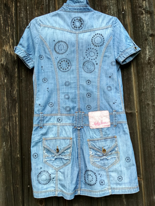 Denim šaty na zip -mandaly — foto 5