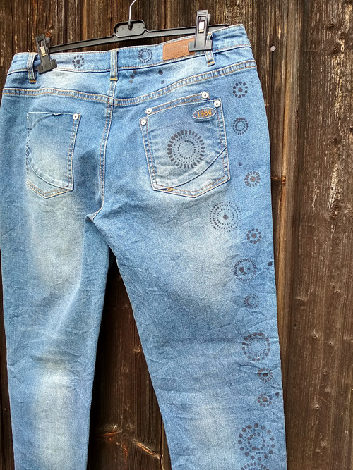 Jeans denim - mandala black — foto 5