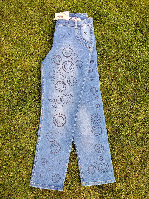 Jeans denim - mandala black — foto 3