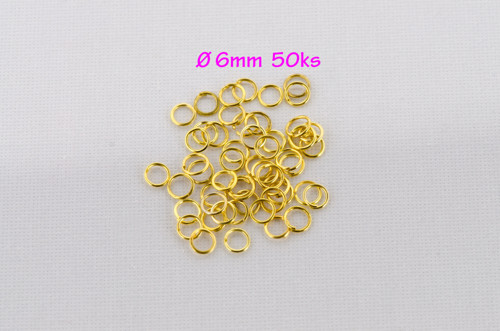 Kroužek spojovací 6mm 50ks — foto 4