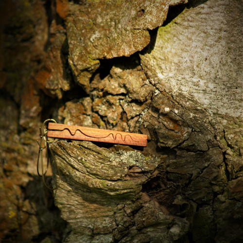 Dřevěné naušnice LXXXIX. — foto 3