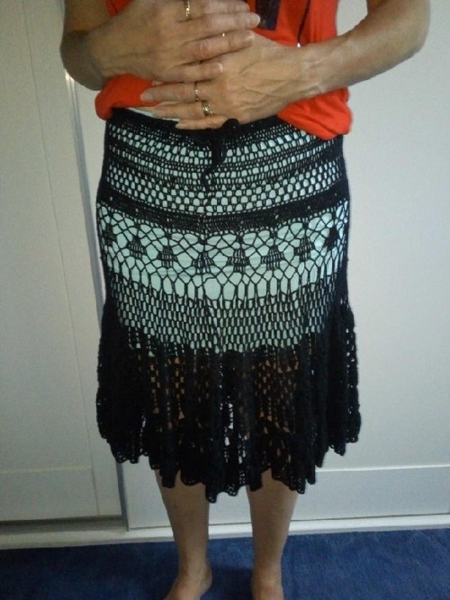 Háčkovaná sukně — foto 3