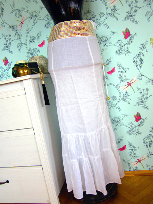 Sukně boho lněná — foto 2
