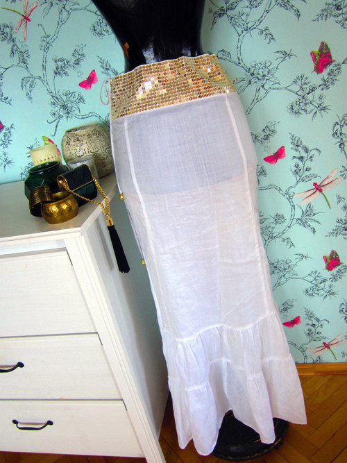 Sukně boho lněná — foto 3