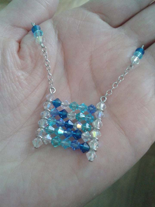 Náhrdelník Nebe - Swarovski - chirurgická ocel — foto 3