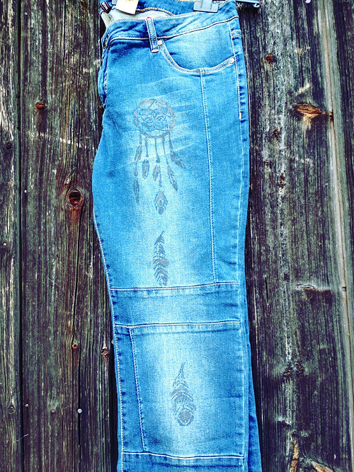 Jeans denim - indiánka — foto 2