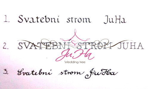 Svatební strom A3 (perokresba) — foto 5