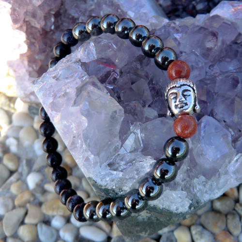 Budha * Hematit s Goldstone * Energie — foto 4