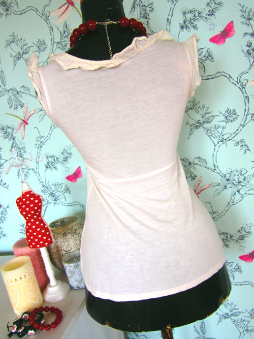 Top ecru romantic — foto 4