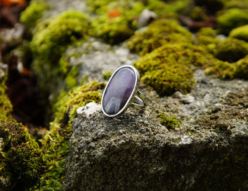 Nerezový prsten.." Deep purple " — foto 3