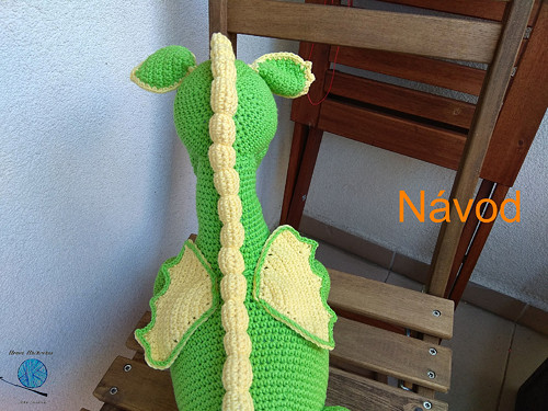 Háčkovaný dráček_návod — foto 4