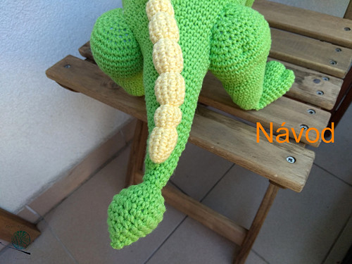 Háčkovaný dráček_návod — foto 5