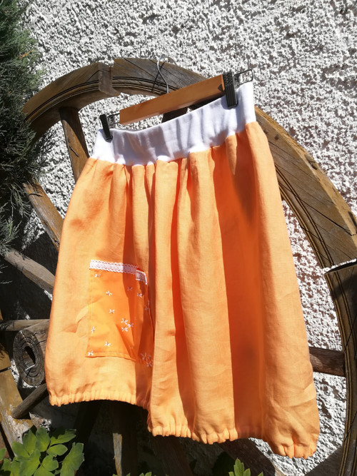 Lněná ... oranžová — foto 4
