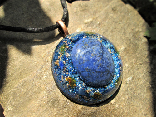 Org. šperk ,, Hvězdné oblohy " s lapis - lazuli — foto 4